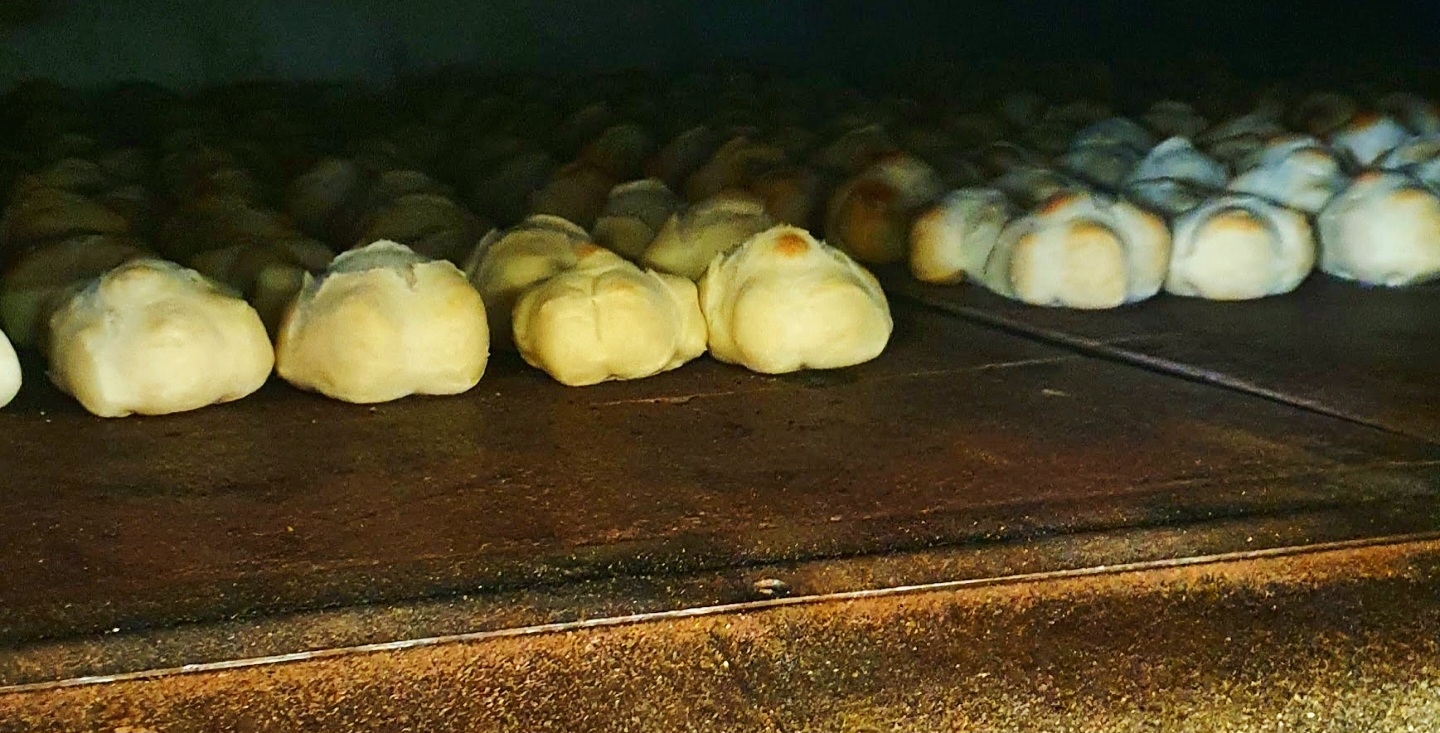 Rosette in cottura nel forno